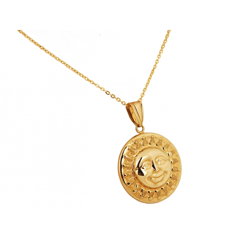 Medalion złoty SŁOŃCE
