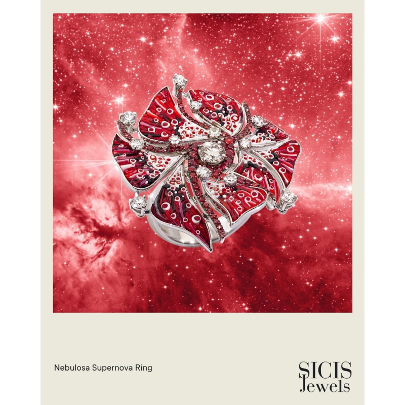 Złoty pierścionek SICIS Nebulosa Supernova